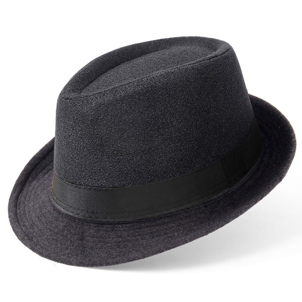 5805 Straw Trilby Fedora Hat -1920s Felt Panama Hat Short Brim Summer Cap